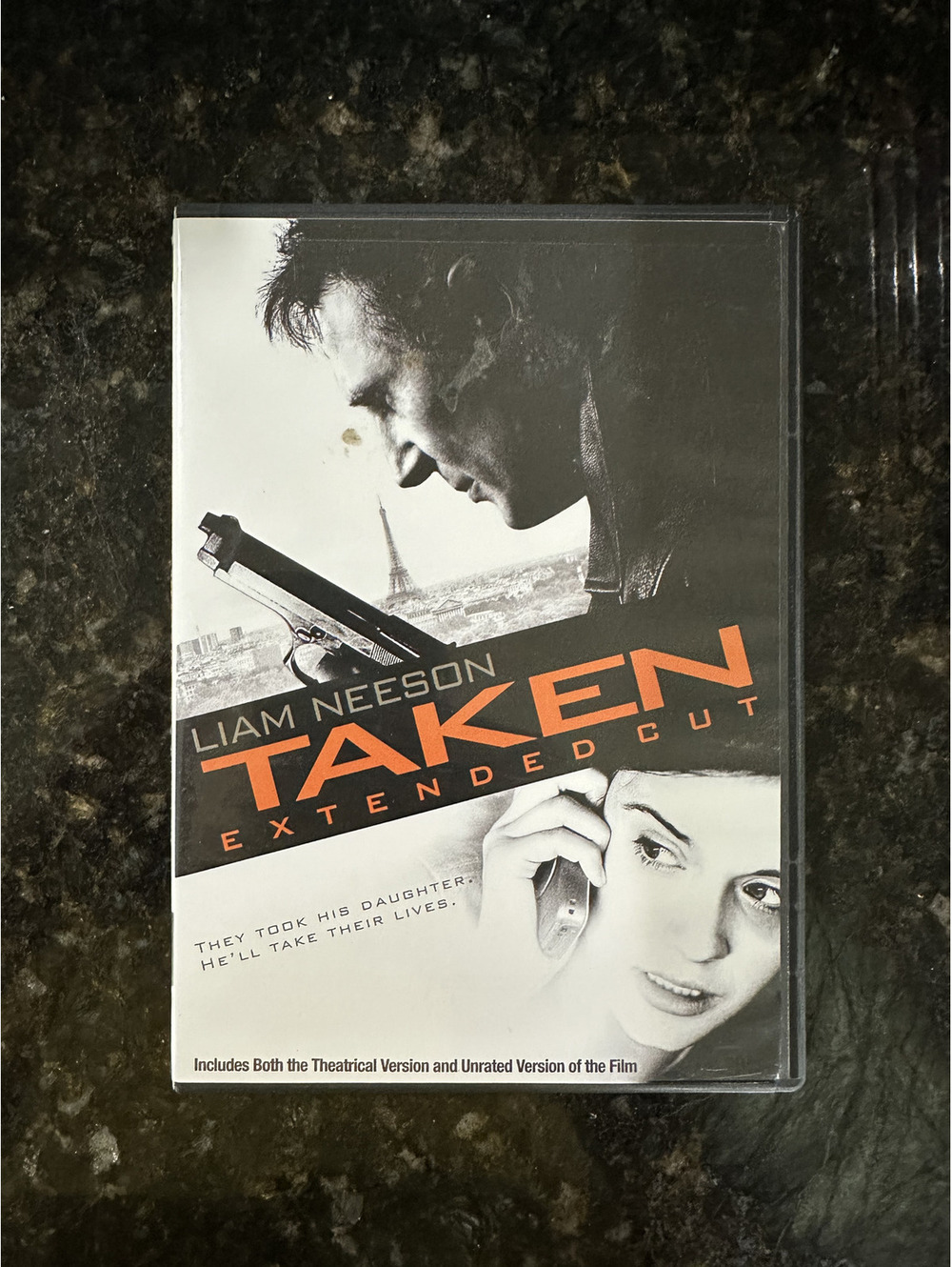 Taken Extended Cut DVD Movie Liam Neeson